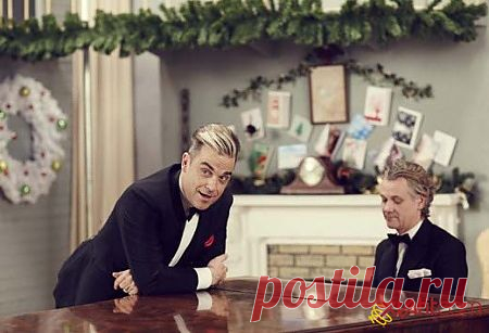 Смотрите онлайн бесплатно новый рождественский клип Робби Уильямса - Dream a Little Dream