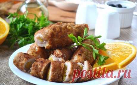​Мясные рулетики с сюрпризом