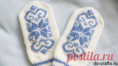 Как вязать варежки спицами. Мастер-класс