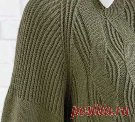 Свитер реглан из шерсти Butt Primo Merino Cotton 🧶схема...