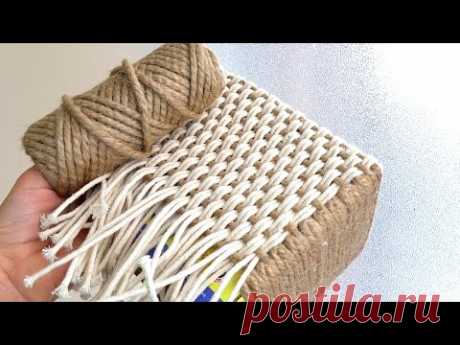 МНОГО ШИКАРНЫХ идей из ДЖУТА своими руками / 4 Jute Craft ideas - YouTube