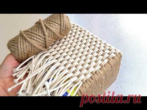 МНОГО ШИКАРНЫХ идей из ДЖУТА своими руками / 4 Jute Craft ideas - YouTube