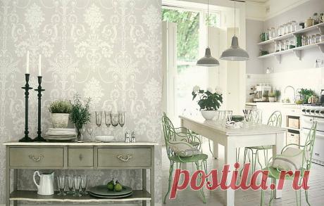 Дизайн обоев для кухни: фото вариантов