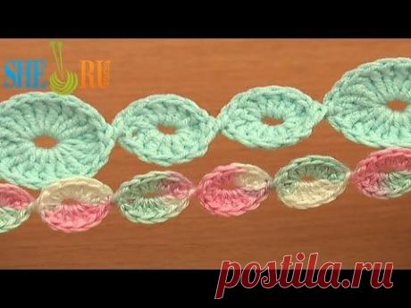 Вязаный шнур из колечек Урок 65 Красивый шнур - YouTube