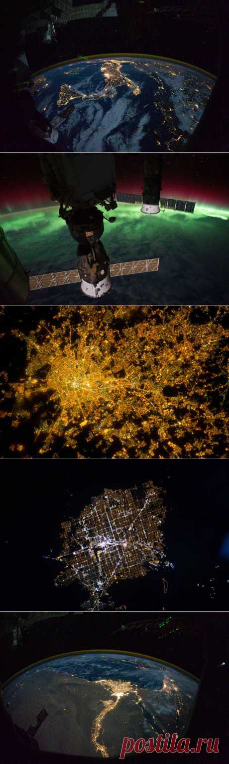 Ночь на планете: 30 фото из космоса