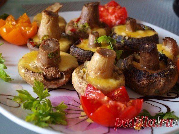 Шампиньоны из духовки от Джейми Оливера