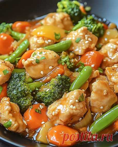 Gemüsepfanne mit Hähnchen: Ein schnelles Rezept! – GourmetIdeen