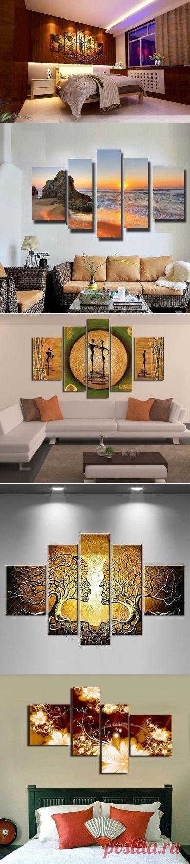 Уют в доме. Модульные картины в интерьере | Домохозяйки