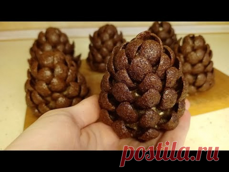 Шишки из трёх ингредиентов без выпечки