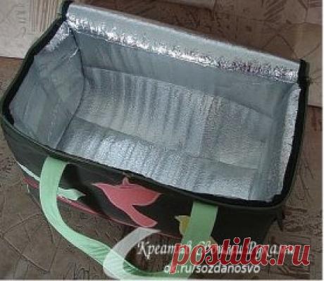 Термосумку можно сделать своими руками. Мастер-класс.