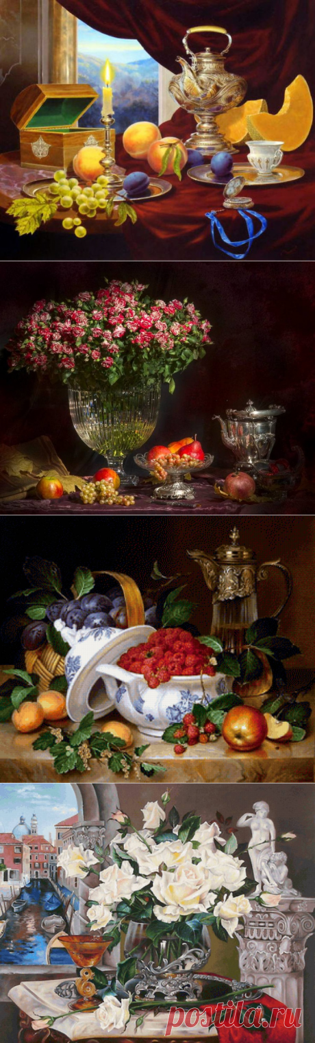 Натюрморты художника Д. Власова просто шикарные