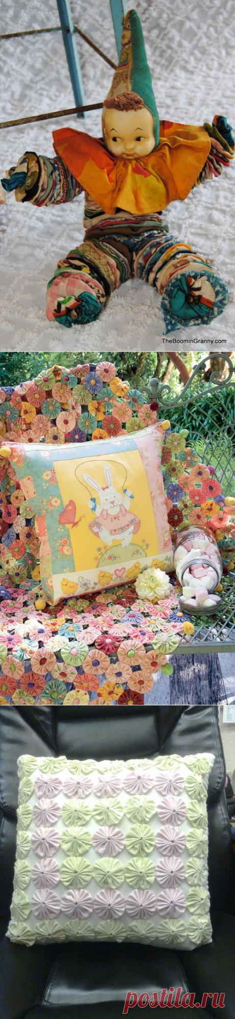 Ода цветам йо-йо. Много идей для практичного применения - Рукоделие