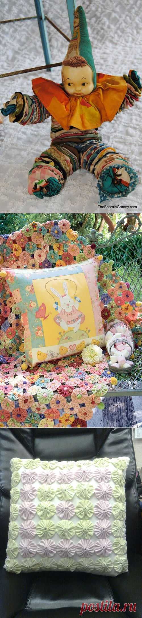 Ода цветам йо-йо. Много идей для практичного применения - Рукоделие