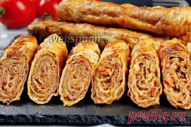 Закуски из лаваша с разными начинками