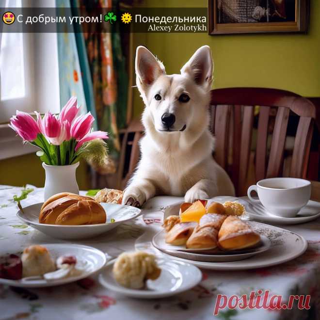 🤩С добрым утром!☘️🌞Понедельника