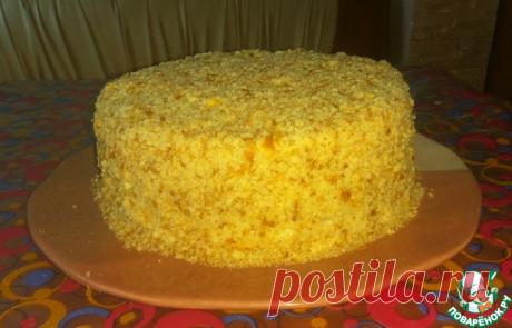 Творожный торт на сковороде "Пломбир" Кулинарный рецепт