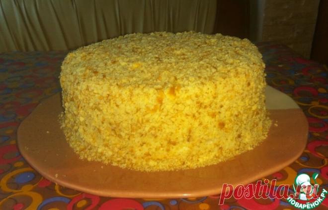 Творожный торт на сковороде 