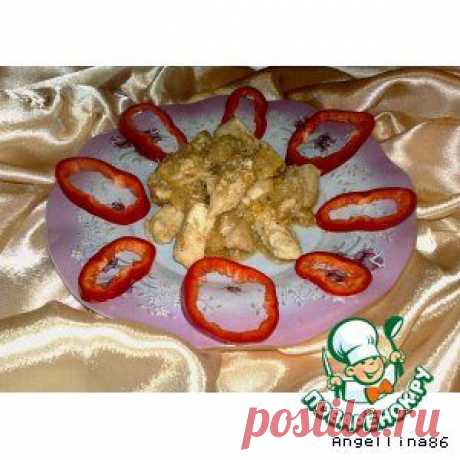 Куриное филе в грушевом соусе - кулинарный рецепт