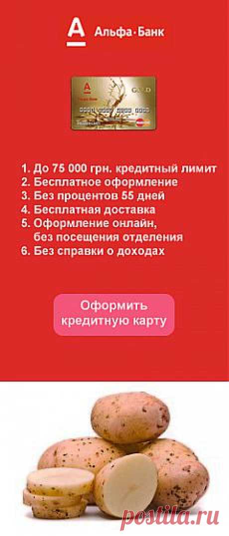 О полезных свойствах картошки.