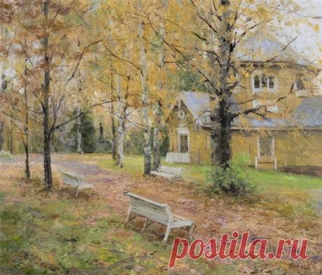 Тихой песней русскою душу успокой. Художник Косничев Александр Евгеньевич (Россия, 1970)