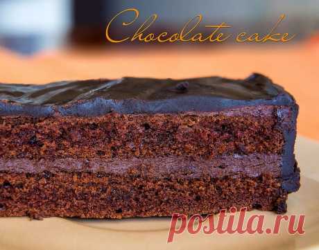 Легкость бытия - Fast chocolate cake / Быстрый шоколадный торт на кефире.