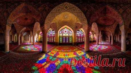 Чудеса Розовой мечети - удивительное преображение после попадания внутрь солнечного света - Путешествуем вместе