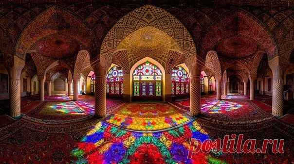 Чудеса Розовой мечети - удивительное преображение после попадания внутрь солнечного света - Путешествуем вместе