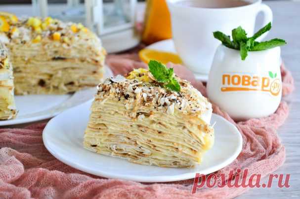 Сладкий торт из лаваша - пошаговый рецепт с фото на Повар.ру