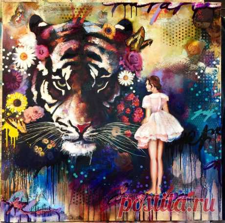 "Димитра в стране чудес" Художница Dimitrа Milan