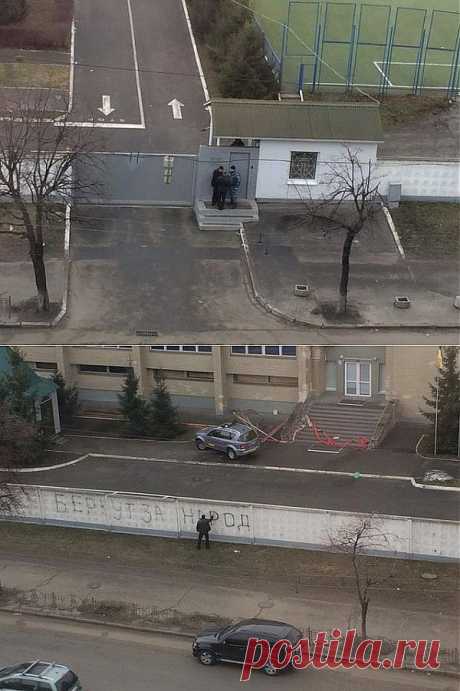 Полк Беркута на Краснозвездном проспекте в Киеве перешел на сторону народа!. ФОТО - Беркут, избиение, МВД, милиция, евромайдан, Революция в Украине (22.02.14 15:09) « Политика Украины « Фоторепортажи | Цензор.НЕТ