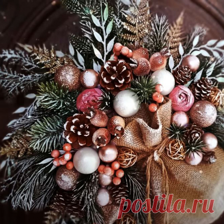 Новогодний декор своими руками. Мастер-класс | Креаликум