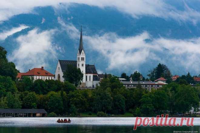 Фотопрогулка по озеру Блед в Словениии