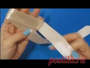 СУПЕР-БЫСТРО🎀Как завязать бантик из ленты? Как сделать бантики для декора подарков, украшения ёлки 🎀