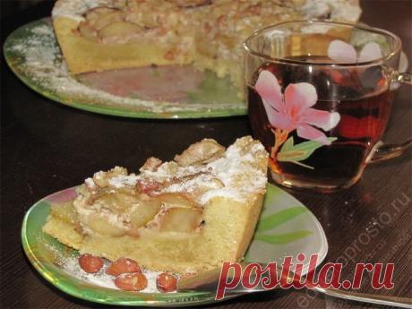 Пирог с грушами