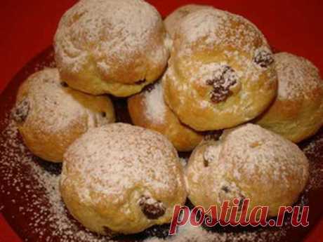 Творожные булочки с изюмом