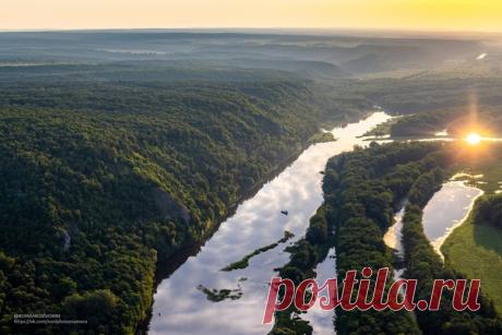 Рассвет над Змеиным затоном, Национальный парк Самарская Лука. Снимал Роман Козвонин: nat-geo.ru/community/user/188598