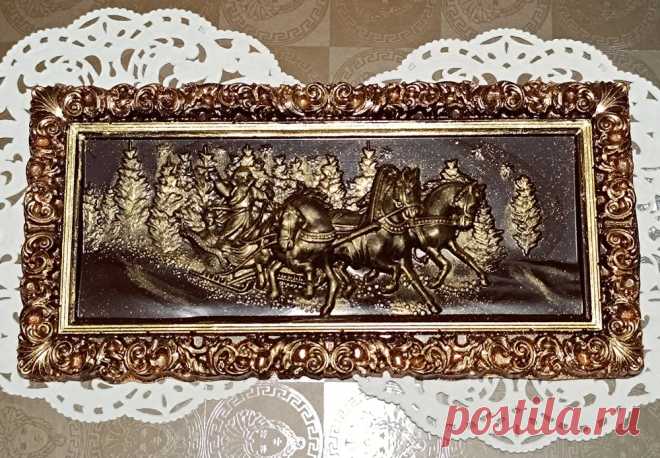 Форма пластиковая для шоколада 