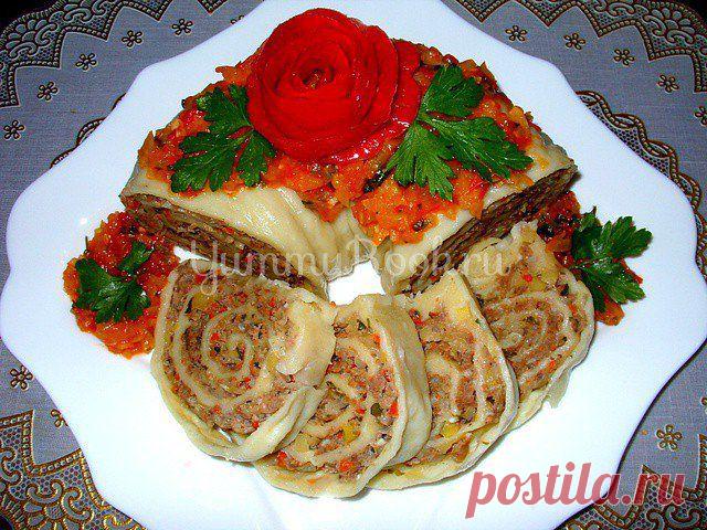 Ханум (паровой рулет) | Четыре вкуса