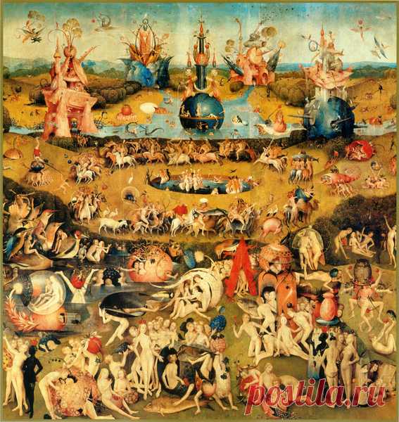 Сад земных наслаждений (средняя створка триптиха) | Зарубежная живопись | Босх Иероним |