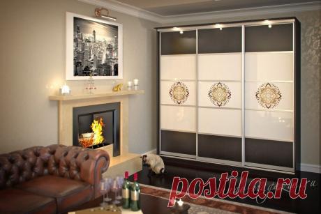 Оригинальный дизайн большого шкафа купе под заказ: фото, цены.