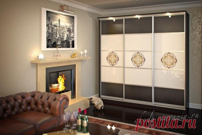 Оригинальный дизайн большого шкафа купе под заказ: фото, цены.