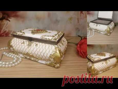 DIY 🌼Шкатулка - ларец из картона!🌼cardboard box! 🌼