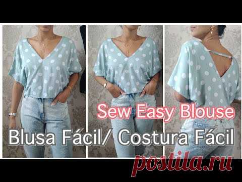 Blusa Fácil, Costura Fácil / Sew Easy Blouse DIY