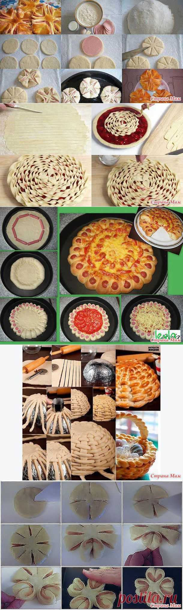Красивые "завороты и вывороты" из теста. Мастер класс. Начинку в тесто. Косички. Дополнила!!! - Рецепты для очень занятой мамы - Страна Мам