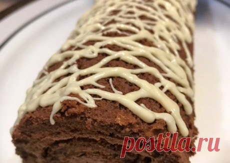 Шоколадный рулет - пошаговый рецепт с фото. Автор рецепта Маргарита Новикова . - Cookpad
