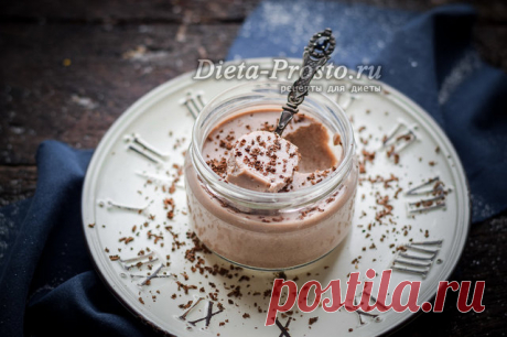 Шоколадный мусс с творогом и желатином, рецепт с пользой для фигуры