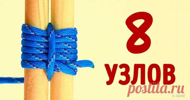 8 простых узлов, которые выручат в любой ситуации