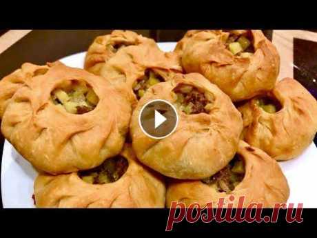 ЗНАМЕНИТЫЕ ТАТАРСКИЕ  ПИРОЖКИ ВАК БАЛИШ . Вкуснейшее тесто и начинка !!! Доброго времени суток!!! РЕЦЕПТ ТАТАРСКИХ ПИРОЖКОВ ВАК БАЛИШ Фарш - 350г Картошка - 6/8 шт Кефир - 350/400мл Мука - 500/600г Сода -1 ч.л Соль - 1,5ч.л...