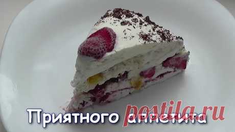 Зефирный торт ''Лайма'' (без выпечки за 30 минут)