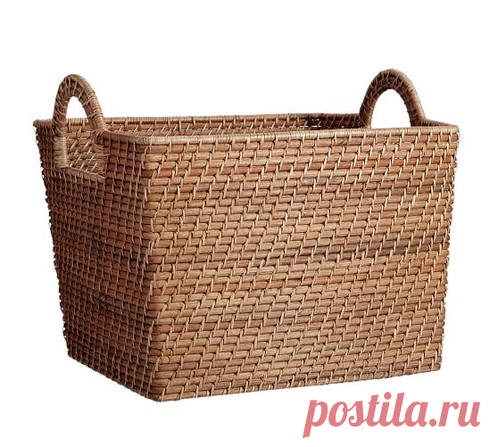 Clive Tightweave Handled Tote | Pottery Barn